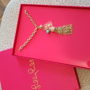 Lilly Pulitzer Gold Tassel Necklace